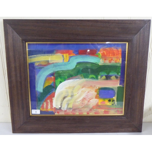 3 - Derek Balmer - 'Driving to Deya'  acrylic  dated 1993 with an Anthony Hepworth Fine Art la... 