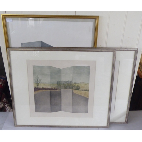 32 - Three works after Deborah Skinner - individually titled prints  Limited Editions  bearing signatures... 