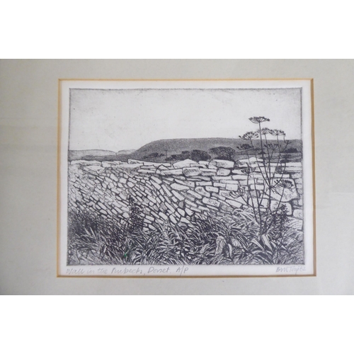 36 - After Bill Toop - three individually titled works  monochrome prints  bearing pencil signa... 