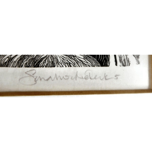 38 - After Sarah Van Niekerk - 'Ludlow Market'  Artist Proof  bears a pencil signature  8