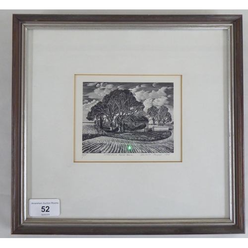 52 - After Howard Phipps - 'Wiltshire Field Barn'  Artist Proof  bears a pencil signature & dated 198... 