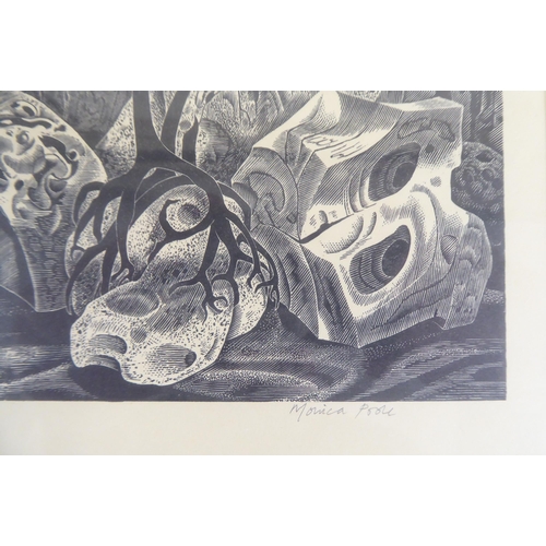 64 - After Monica Poole - 'Under Water'  Limited Edition 27/100 monochrome print  bears a pencil signatur... 