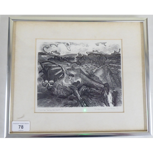 78 - After George Tate - 'Scapegoat'  Limited Edition 15/75 monochrome print  bears a signature & dat... 