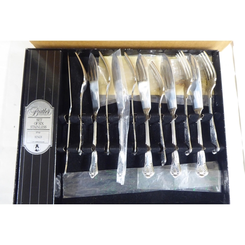 87 - Variously patterned, mainly stainless steel cutlery and flatware