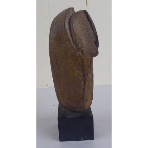 95 - Peter Hayes - an abstract stone sculpture, signed to the plinth & dated '92  9