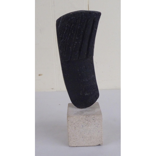 97 - Peter Hayes - an abstract stone sculpture, signed to the plinth & dated '95  9