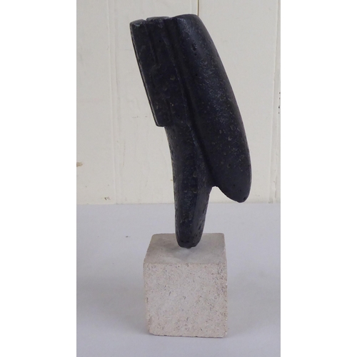 97 - Peter Hayes - an abstract stone sculpture, signed to the plinth & dated '95  9