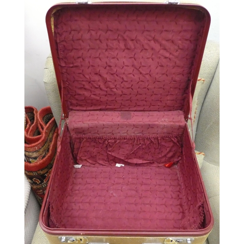 103 - Luggage: to include a Globetrotter pressed card vanity case  10