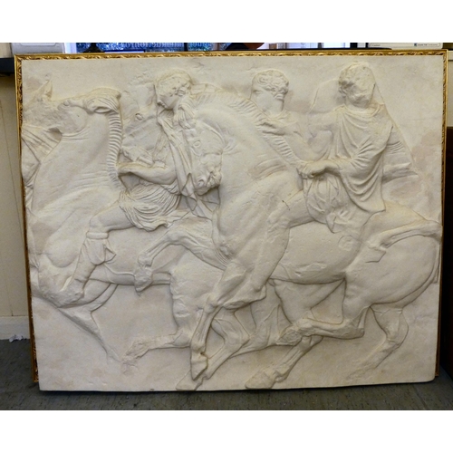 155 - A reproduction resin panel, depicting part of the Parthenon Frieze  39