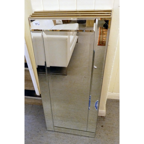 164 - Four modern multi-panelled mirrors  42