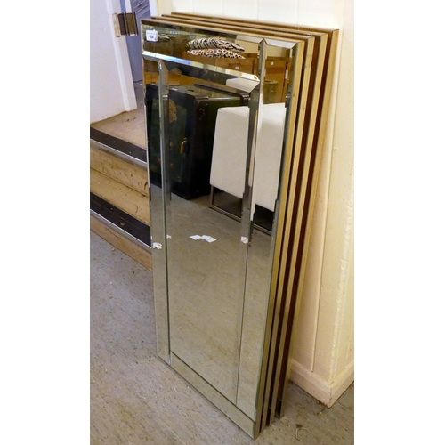 164 - Four modern multi-panelled mirrors  42