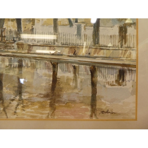 167 - Alex Prowse - 'Venice Canal'  watercolour  bears a signature & a Beryl Kendall Gallery... 