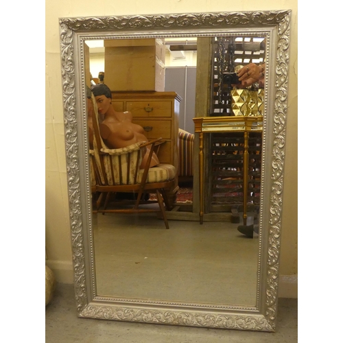 173 - Two modern mirrors, in gilt and silver frames  each 38