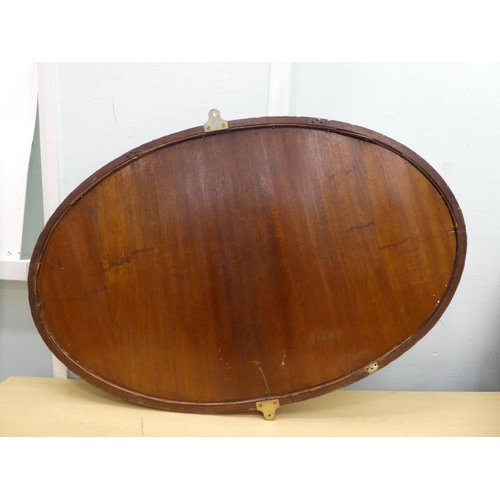 190 - A 1920s mahogany framed mirror  26