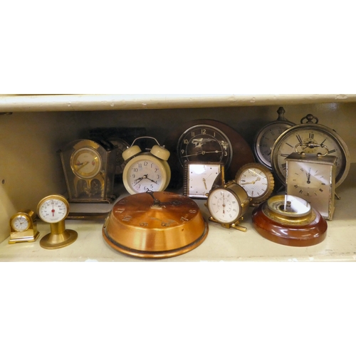 196 - 20thC clocks and timepieces: to include German and novelty examples