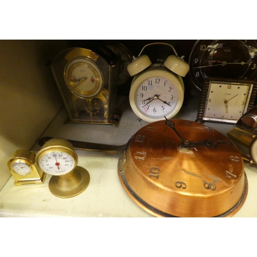 196 - 20thC clocks and timepieces: to include German and novelty examples