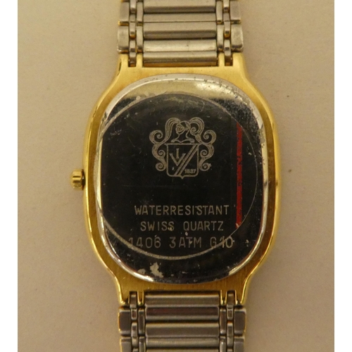 206 - Three variously cased and strapped wristwatches