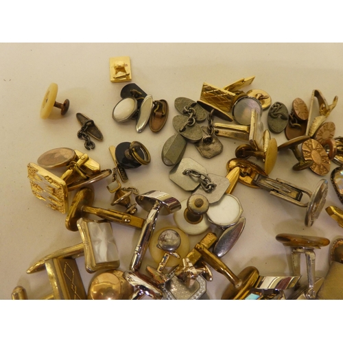 211 - A selection of cufflinks  variously made & designed