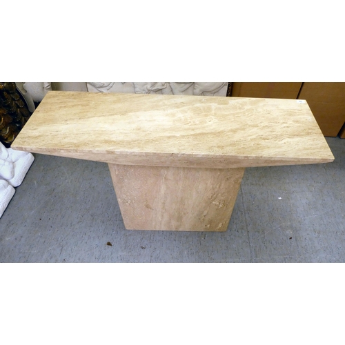 242 - A modern two-part composition stone hall table  29