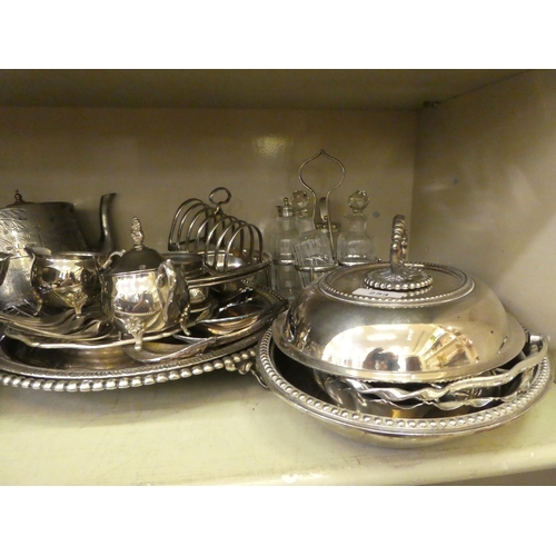 254 - Silver plate: to include an entrée dish and cover  14