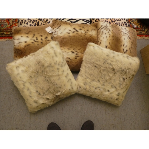 265 - Animal print themed scatter cushions