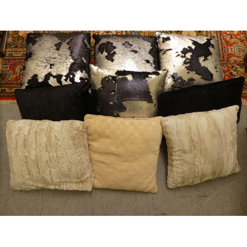 266 - Variously themed scatter cushions