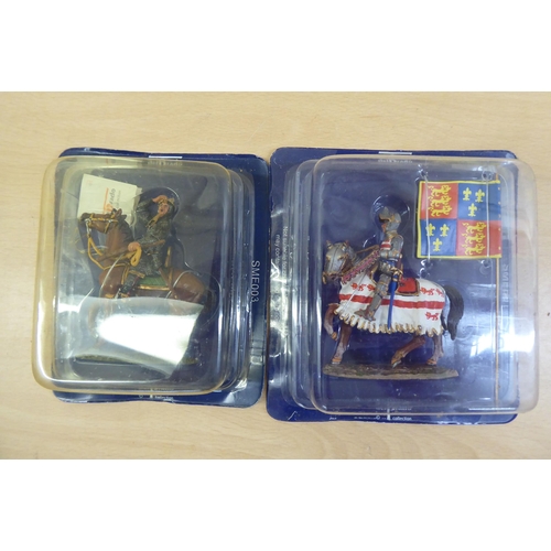 40 - Del Prado diecast model figures: to include 'Duke William of Normandy'; and 'Lieutenant-General Will... 