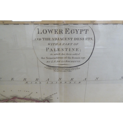 6 - An early 19thC Wyld map of Lower Egypt with part of Palestine  22