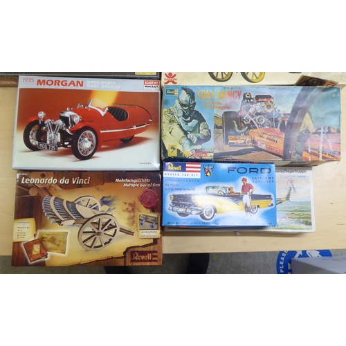 60 - Model kits  various scales & settings: to include by Bandai, a 'Steam Traction Engine'; and... 