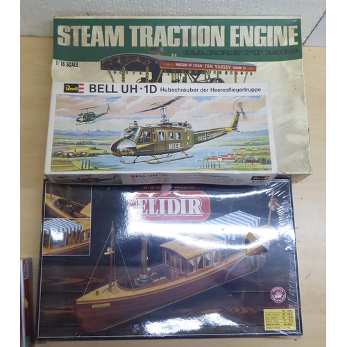 60 - Model kits  various scales & settings: to include by Bandai, a 'Steam Traction Engine'; and... 