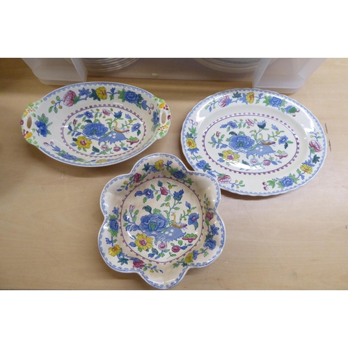 74 - A Mason's Ironstone china Regency pattern dinner service