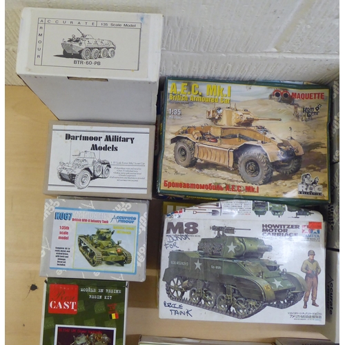 95 - 1/35 scale model kits: to include by Accurate Armour, a 'K42L BT7-M1937 Tank';  and a 'Bedford ... 