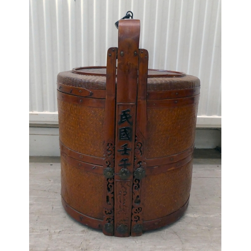 234 - A 20thC Chinese softwood food carrier  18