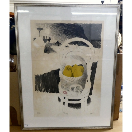 9 - After Mary Fedden - 'Tuscany'  Limited Edition 7/75 coloured print  bears a pencil signature & t... 