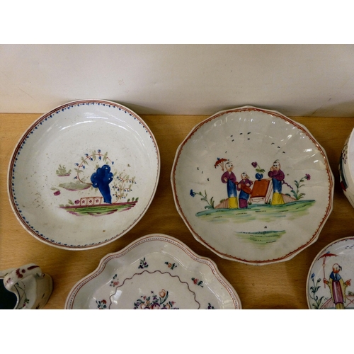 107 - Mainly 19thC ceramics: to include an English china teapot and similar tableware 