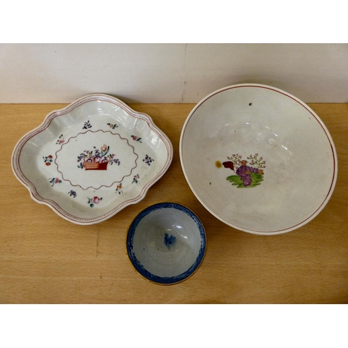 107 - Mainly 19thC ceramics: to include an English china teapot and similar tableware 