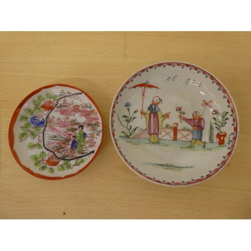 107 - Mainly 19thC ceramics: to include an English china teapot and similar tableware 