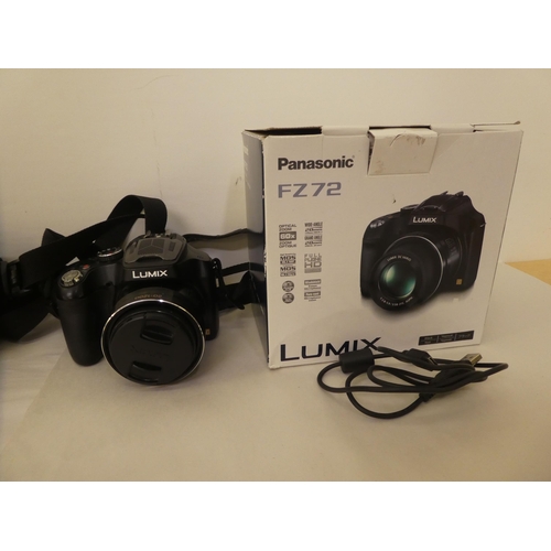 109 - Three Panasonic digital cameras, viz. a Lumix FTS; a Lumix T210; and a Lumix F272  all boxed&nb... 