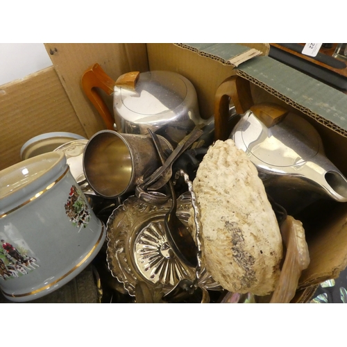 125 - 20thC collectables: to include silver plated tableware, cannisters and wristwatches 