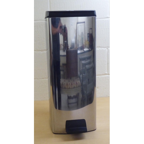 187 - A Brabantia chrome finished pedal bin  27