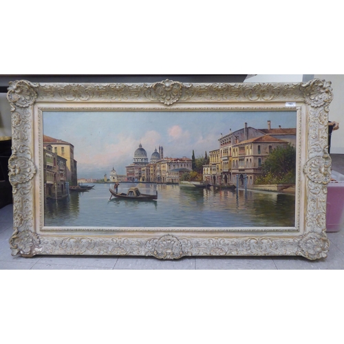 193 - Attributed to Albert Prosdocimi - a Venetian study  oil on canvas  bears a faint signature... 