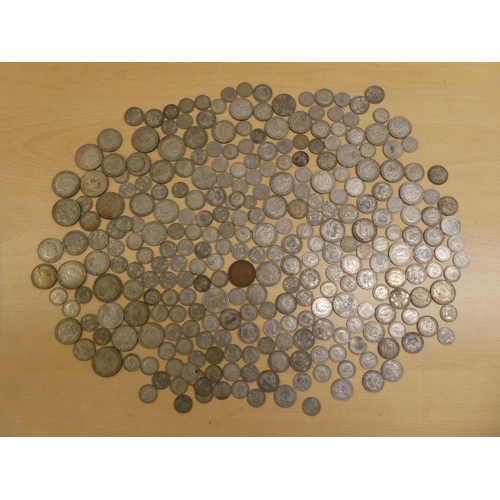 2 - Uncollated pre-1947 British coinage  (approx. 46ozs)