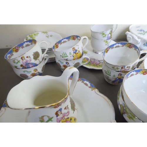 209 - Richmond china Blue Poppy and other patterned tableware 