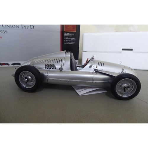 226 - A CMC Exclusive Modelle diecast model of an Auto-Union Type D  boxed