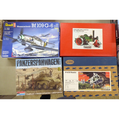 227 - 1/32 scale model kits: to include by Tamiya, a 'Zero Fighter (Zeke)'; and a 'H-43 B Huskie' by Testo... 