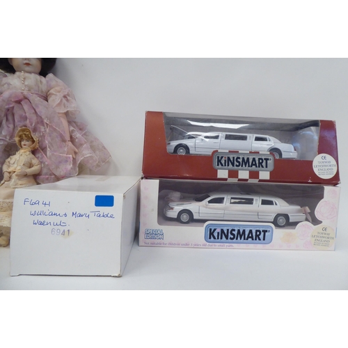 261 - Diecast model vehicles and dolls: to include an example by Simon & Halibeig  7