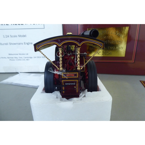 303 - A Midsummer Models 1/24 scale Burrell Showman's Engine 'The White Rose of York'  Limited Editio... 