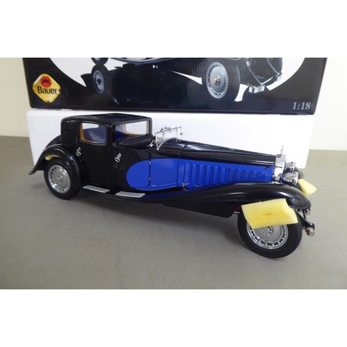 312 - A 1/18 scale diecast model by Bauer, a 'Bugatti Royale Coupe de Ville'  boxed