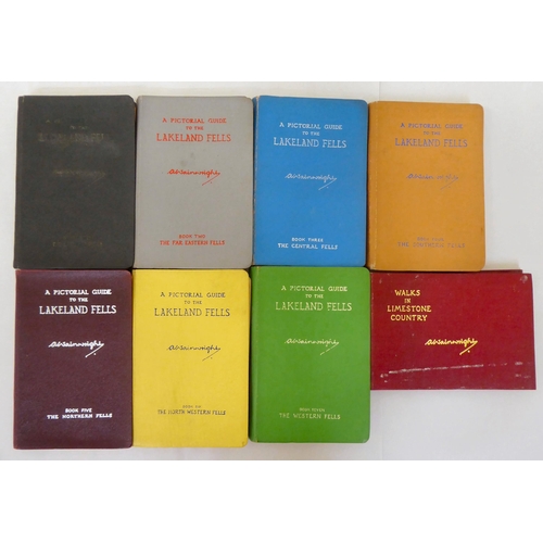 326 - Books: 'A Pictorial Guide to the Lakeland Fells' by A.Wainwright, in six volumes