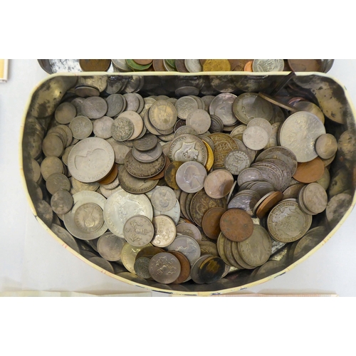 403 - Uncollated, mainly British pre-decimal coins: to include pre-1946 and pre-1921 issues 